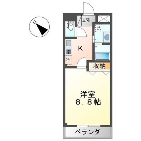 ディアコートの物件間取画像